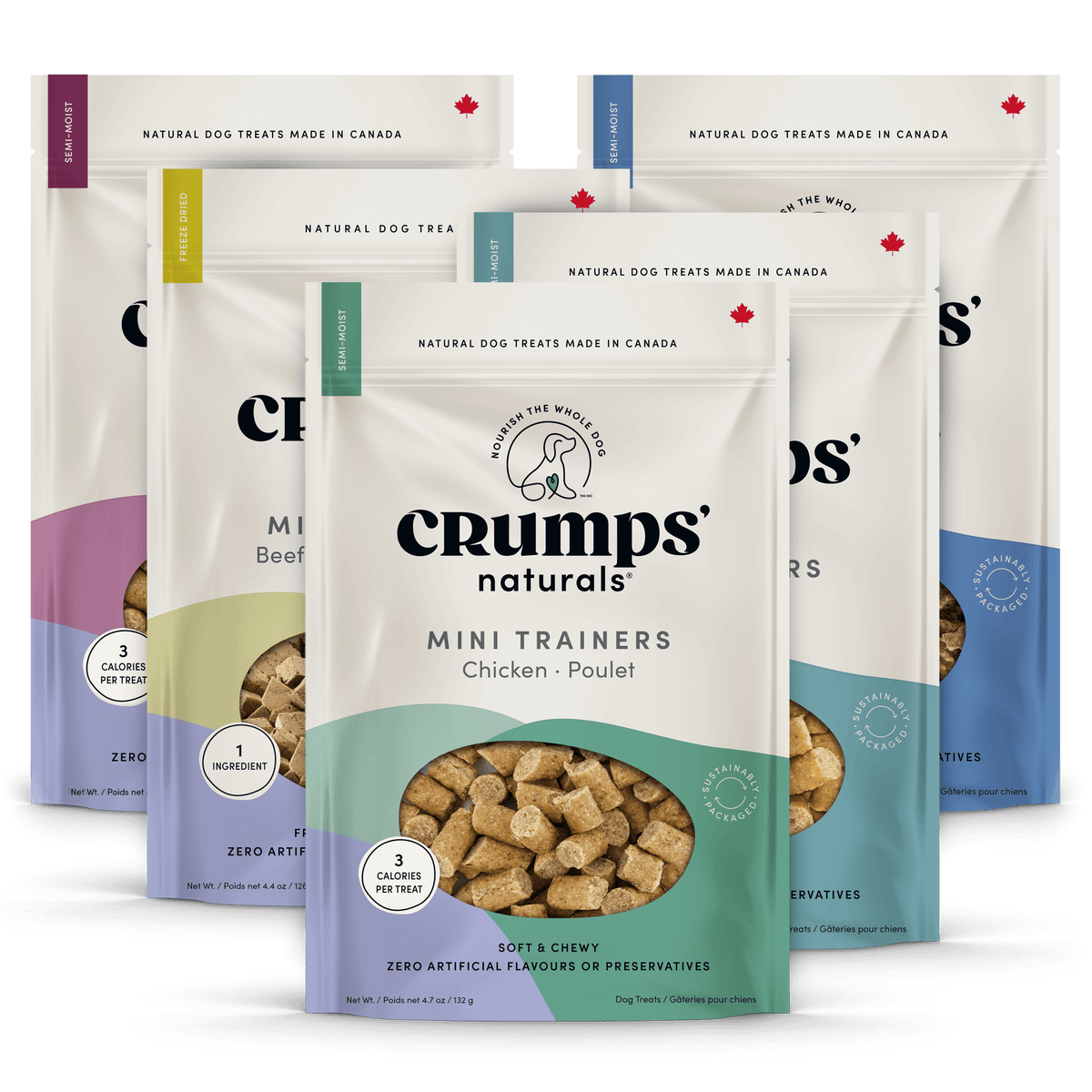 All Natural Training Dog Treat Bundle Crumps' Naturals Canada