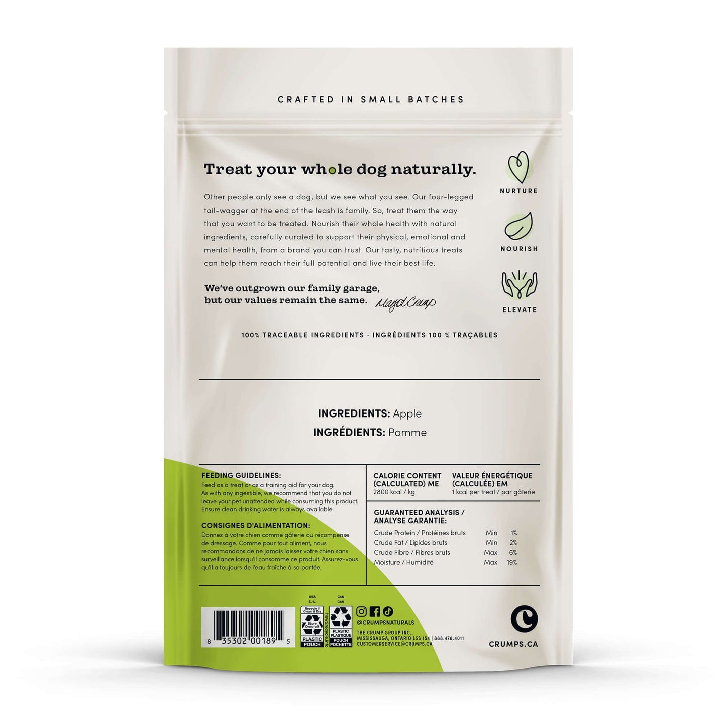 Apple Bites All Natural Dog Treats