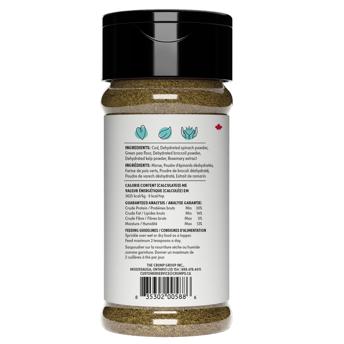 Fish + Superfood Greens Sprinkles Dog Food Topper
