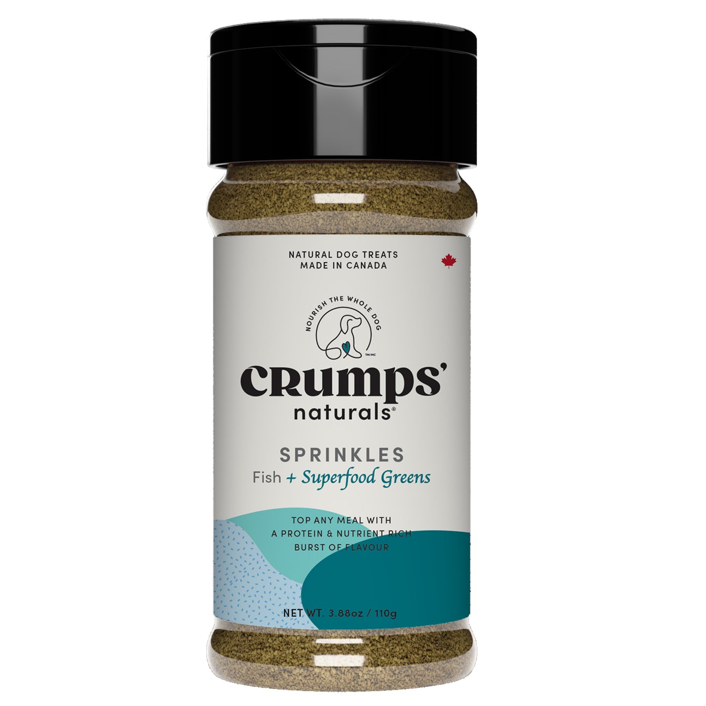 Fish + Superfood Greens Sprinkles Dog Food Topper