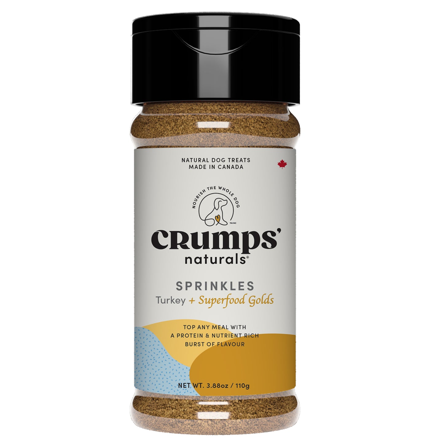 Turkey + Superfood Golds Sprinkles Dog Food Topper