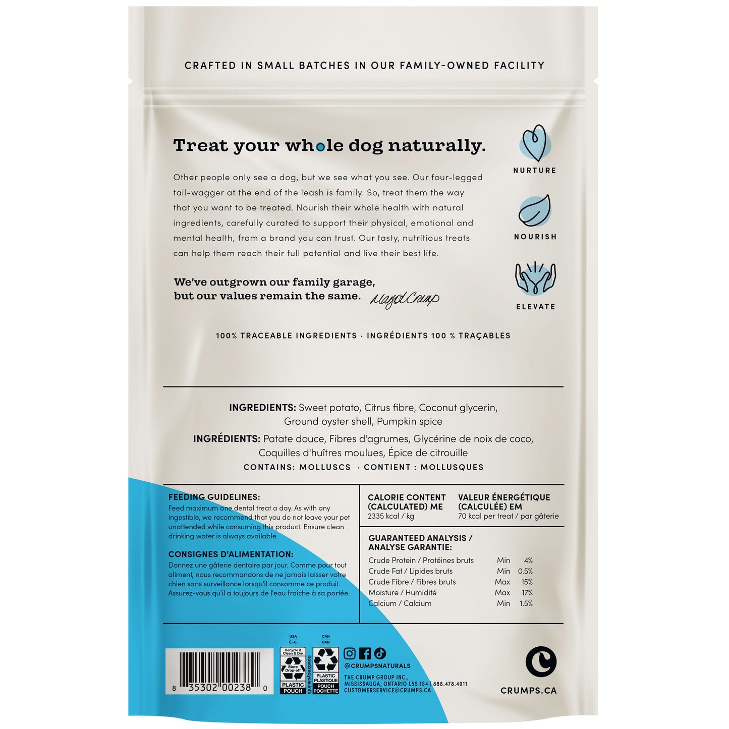 Plaque Busters Pumpkin Spice Dental Sticks