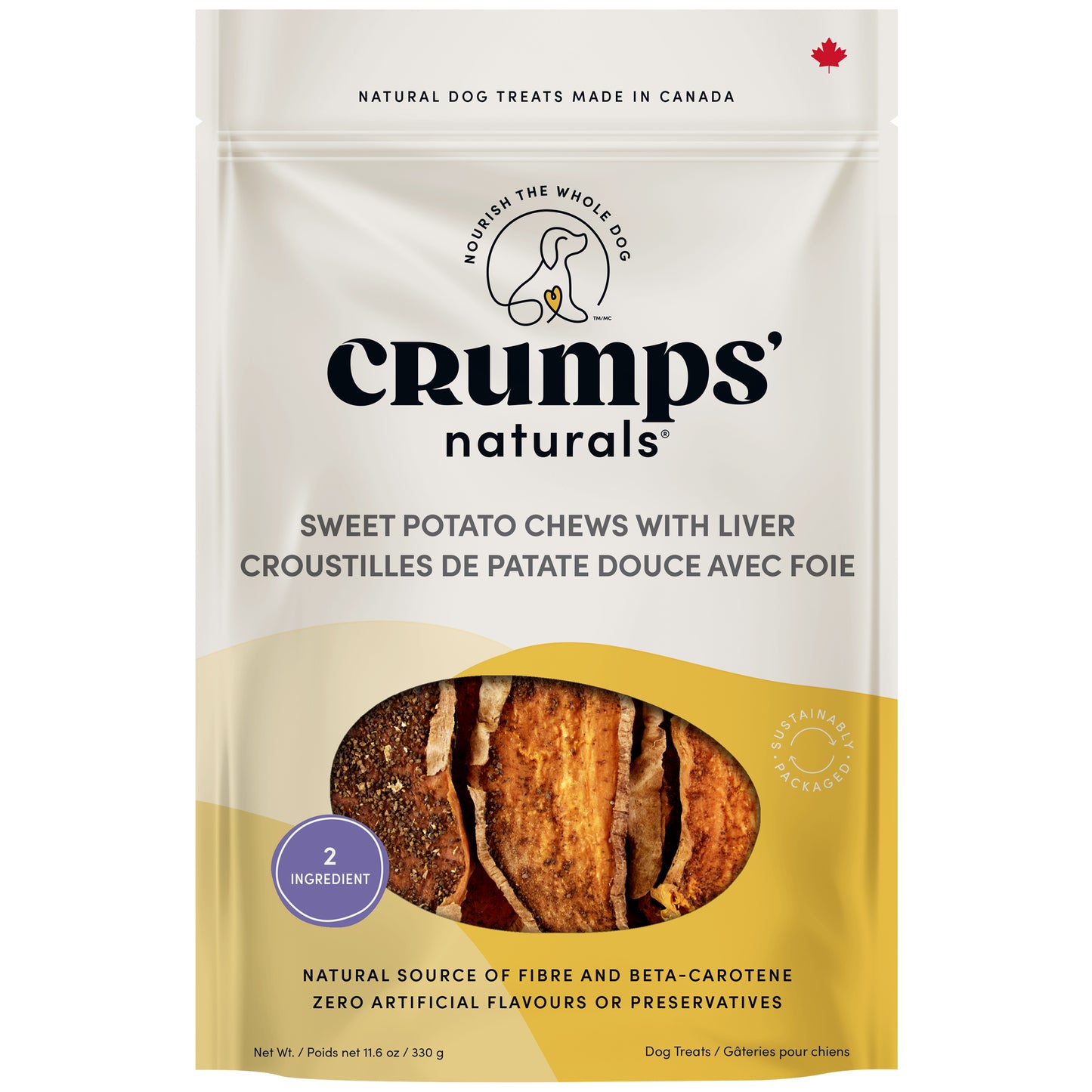 Sweet Potato Chews with Liver
