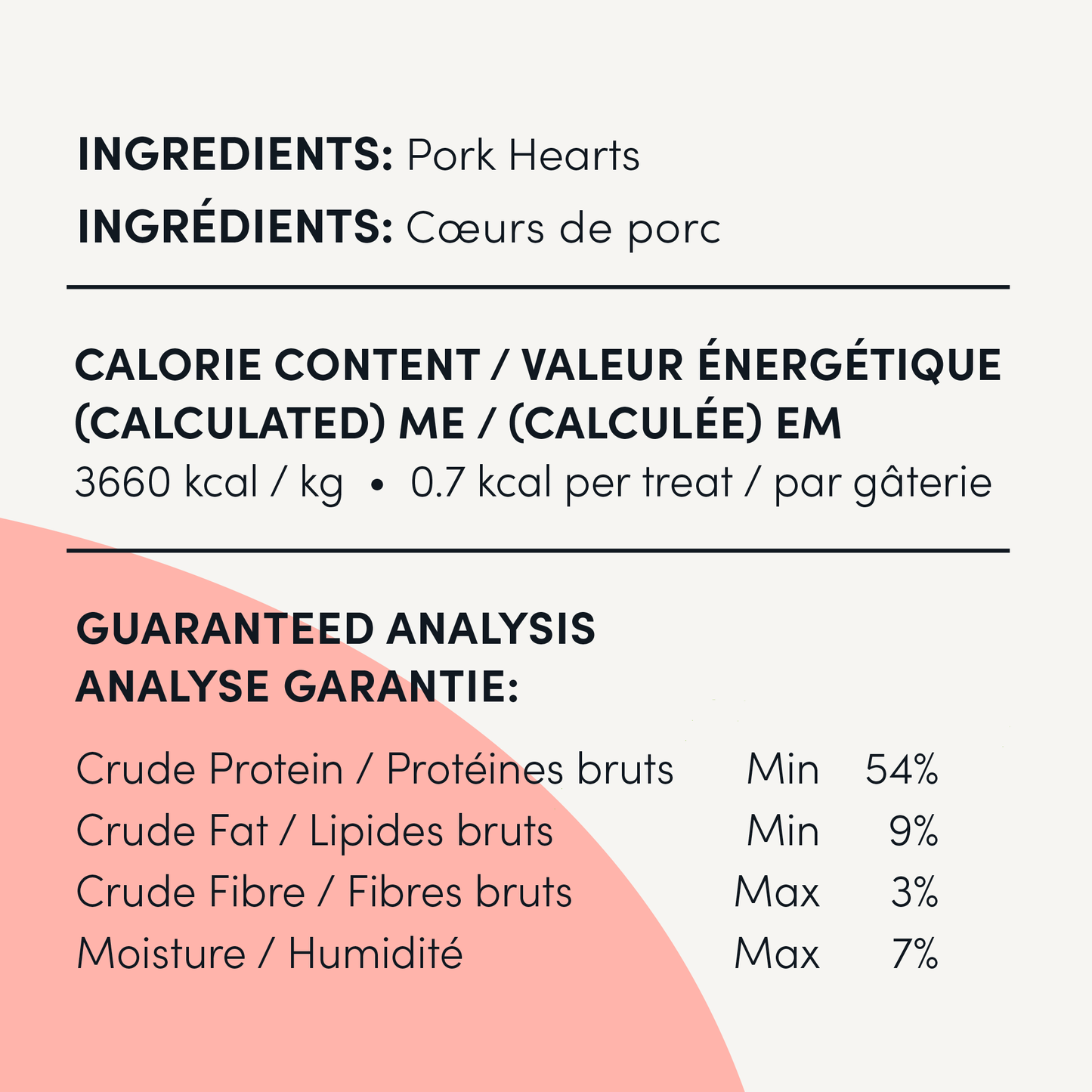 Mini Trainers Freeze Dried Pork Hearts