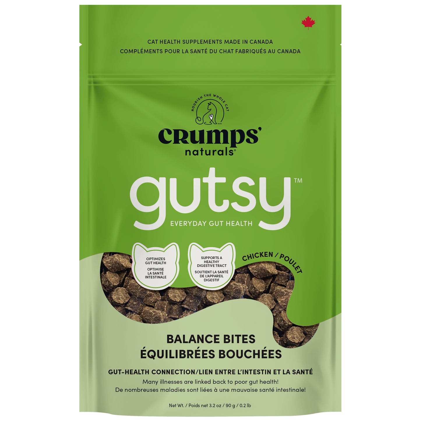 
                        
                          Crumps Naturals Gutsy Cat - Balance Bites 3.2oz
                        
                      