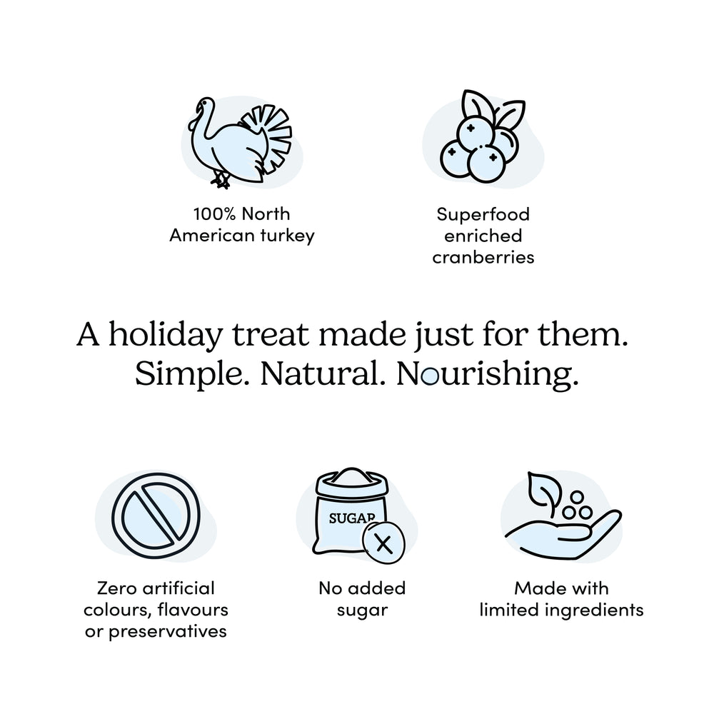 
                        
                          Festive Cookies - Turkey & Cranberry
                        
                      