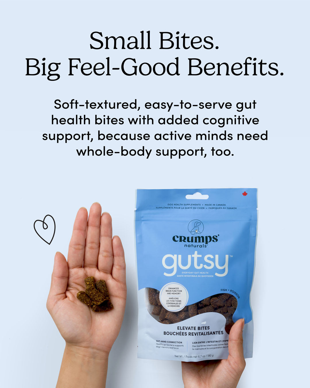 
                        
                          Crumps Naturals Elevate Bites 190g
                        
                      