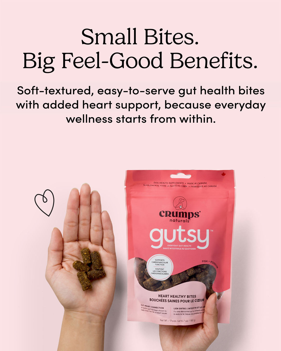 
                        
                          Crumps Naturals Heart Healthy Bites 6.7oz
                        
                      