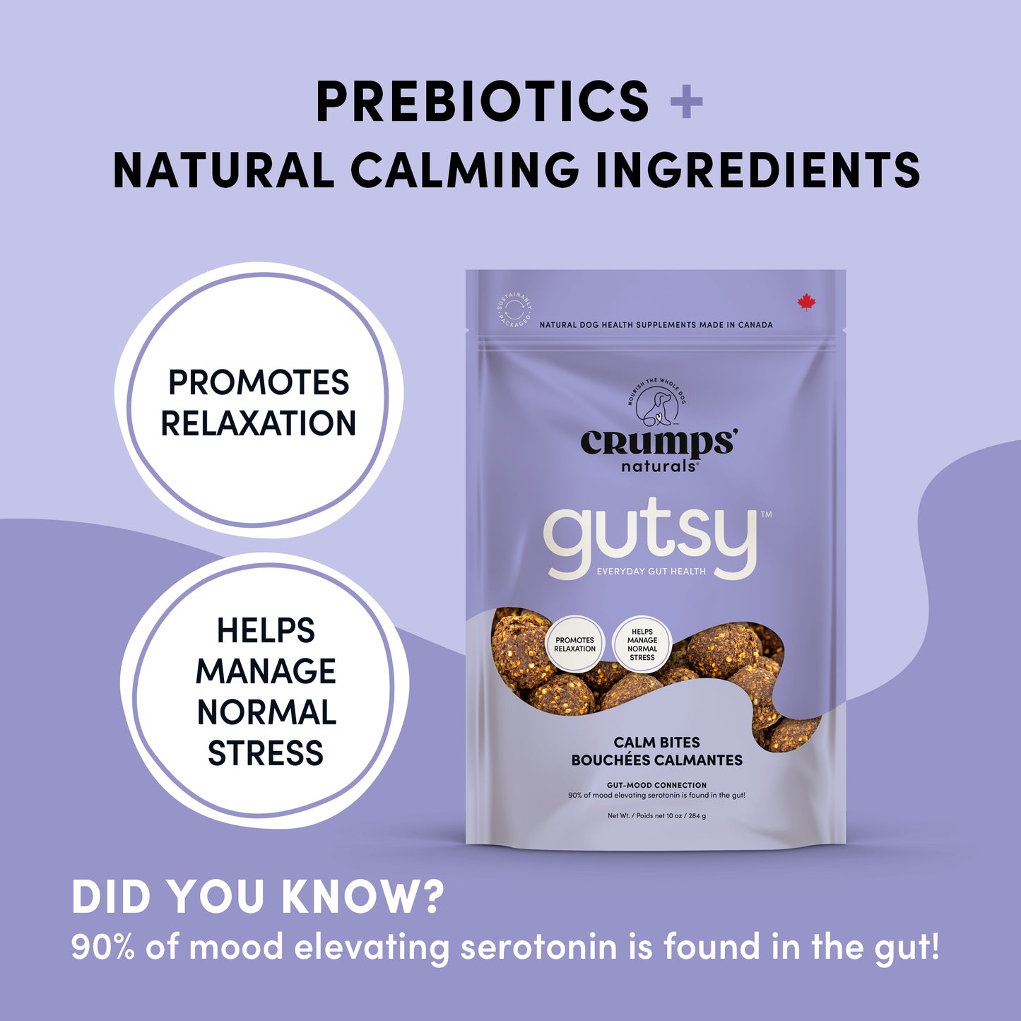 Gutsy Calm Bites Crumps Naturals Canada