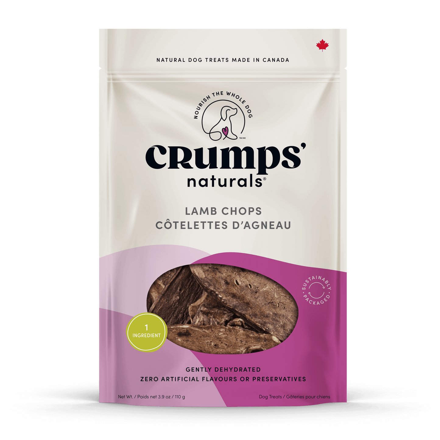 Lamb Chops Dog Treats Crumps Naturals Canada
